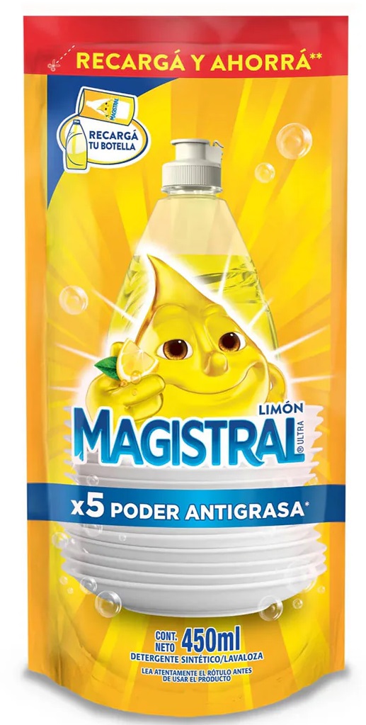 MAGISTRAL DETERGENTE PARA PLATOS RECARGA