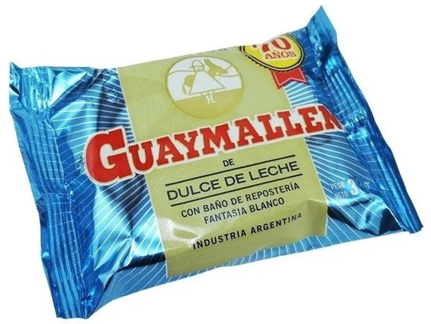 ALFAJOR GUAYMALLEN BAÑO BLANCO