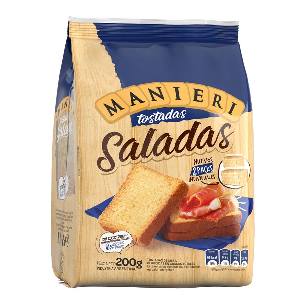 TOSTADAS SALADAS MANIERI