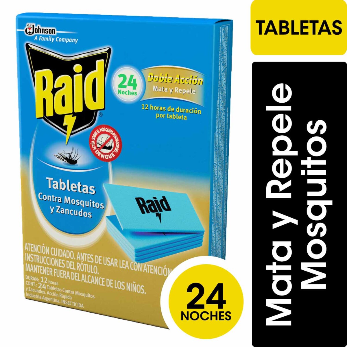TABLETAS RAID 24 NOCHES