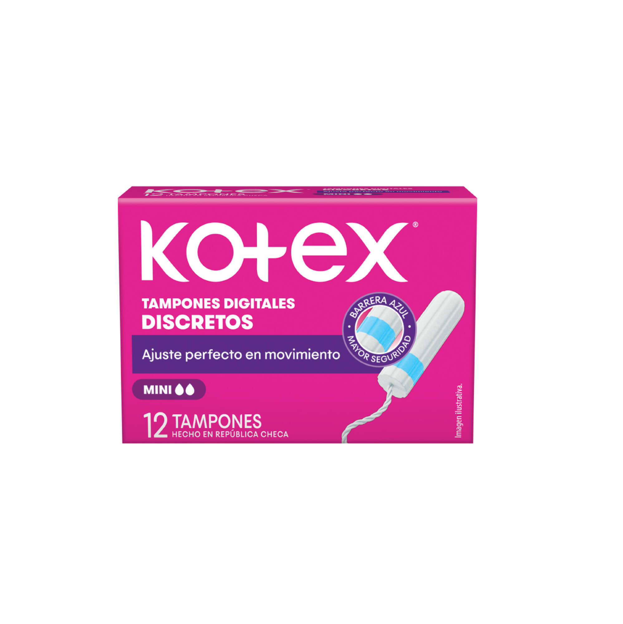 KOTEX TAMPONES DIGITALES DISCRETOS
